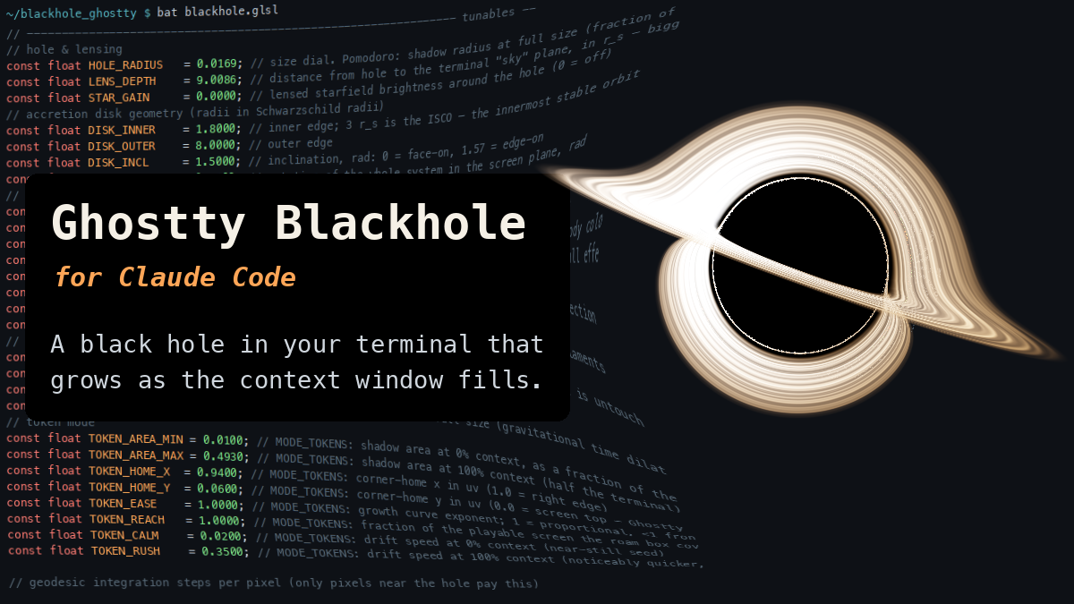 ghostty-blackhole website preview